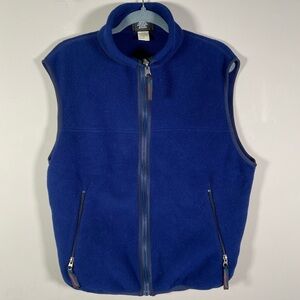 Layers Polartec Fleece Vest Men’s Medium Blue Full Zip